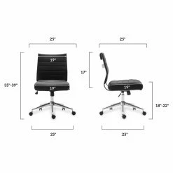Outlet 🥰 Task Chairs Edgemod Tremaine Vegan Leather Task Chair 😉 -Office & Desk Chairs Sales detail7ASHT232