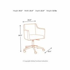 Best Sale ✨ Task Chairs Signature Design By Ashley Baraga Home Office Swivel Desk Task Chair ⭐ 21 Best Sale ✨ Task Chairs Signature Design By Ashley Baraga Home Office Swivel Desk Task Chair ⭐ -Office & Desk Chairs Sales detail7ASHY3765