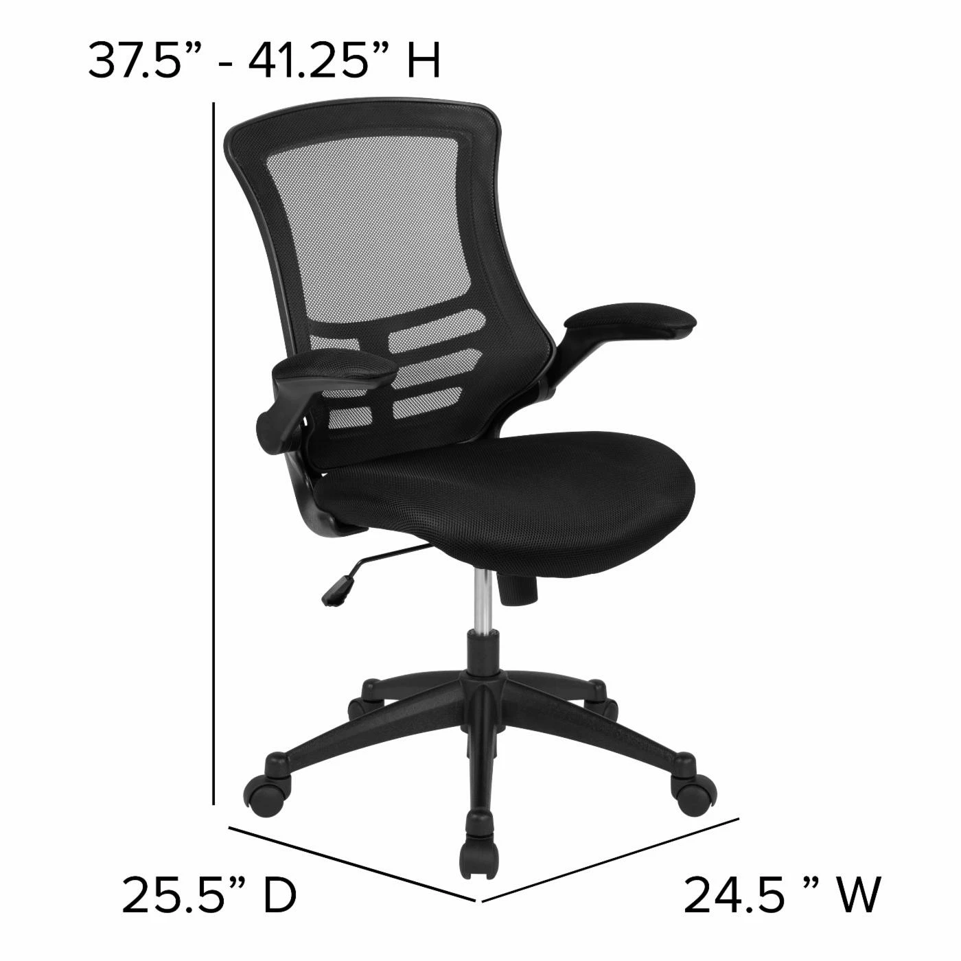 Top 10 โ Task Chairs Flash Furniture Mid-Back Mesh Swivel Task Chair With Mesh Padded Seat And Flip-Up Arms ๐ 12 Top 10 โ Task Chairs Flash Furniture Mid-Back Mesh Swivel Task Chair With Mesh Padded Seat And Flip-Up Arms ๐ - Image 10