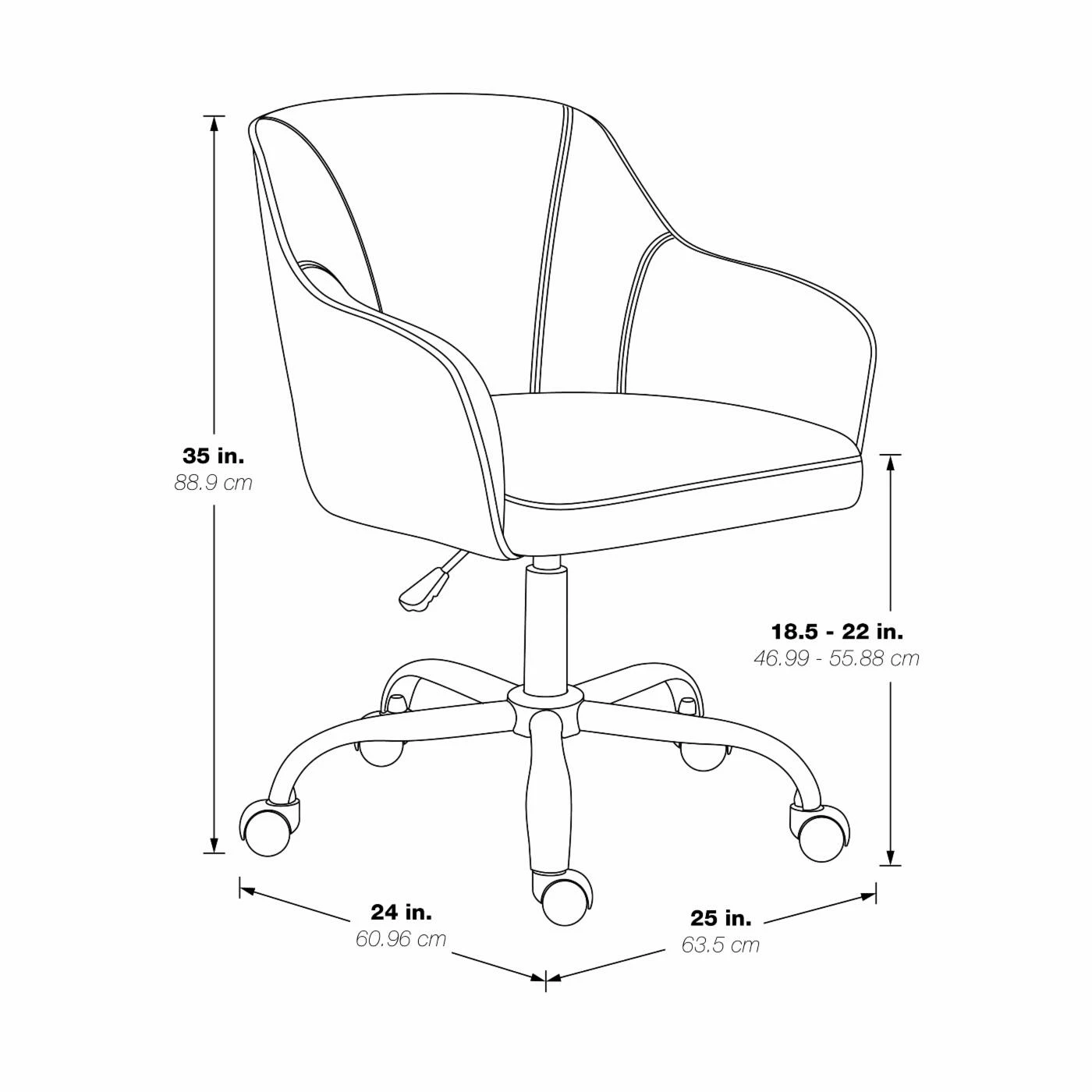 Cheapest 🎁 Task Chairs OSP Home Furnishings Bristol Task Chair 🎉 12 Cheapest 🎁 Task Chairs OSP Home Furnishings Bristol Task Chair 🎉 - Image 10