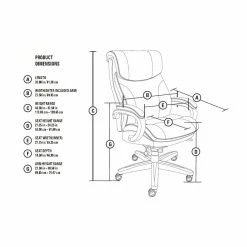 Budget 🥰 Task Chairs La-Z-Boy Trafford Big And Tall Executive Office Chair - Vino ✔️ -Office & Desk Chairs Sales detail7MILL109