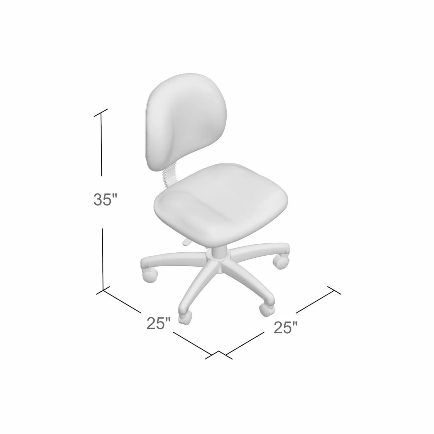 Outlet ๐ Task Chairs Boss Deluxe Posture Chair ๐ 4 Outlet ๐ Task Chairs Boss Deluxe Posture Chair ๐ - Image 2