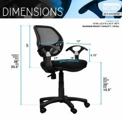 Cheapest ✨ Task Chairs Techni Mobili Charles Mesh Task Chair 🔔 -Office & Desk Chairs Sales detail7RTAP002