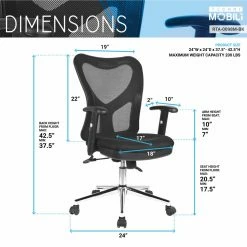 Deals 👍 Task Chairs Techni Mobili Mesh Two Task Chair 👍 -Office & Desk Chairs Sales detail7RTAP003