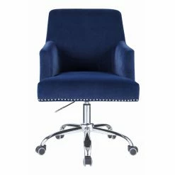 New 💯 Executive Chairs Acme Furniture Trenerry Velvet Office Chair ❤️ -Office & Desk Chairs Sales detailACM5414