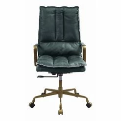 Hot Sale 🔔 Executive Chairs Acme Furniture Tinzud Leather Office Chair ❤️ -Office & Desk Chairs Sales detailACM5415