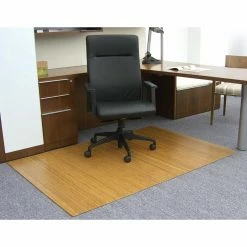 Coupon ❤️ Anji Mountain Computer Chair Mats Natural 48 X 72 Inch Bamboo Roll-Up Office Chair Mat 😀 -Office & Desk Chairs Sales detailANJ034