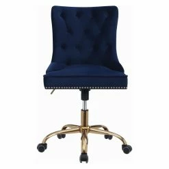 Top 10 💯 Executive Chairs Coaster Furniture Glam Tufted Velvet Nailhead Trim Executive Desk Chair 🎉 -Office & Desk Chairs Sales detailCOA5345