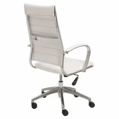 Best Pirce ✨ Task Chairs Euro Style Axel High Back Office Chair - White / Aluminum 🤩 -Office & Desk Chairs Sales detailEUS1634