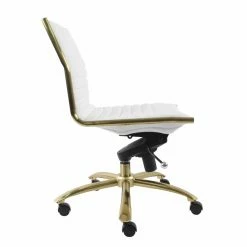Hot Sale 😉 Task Chairs Euro Style Dirk Mid-Back Armless Office Chair 🤩 -Office & Desk Chairs Sales detailEUS2502