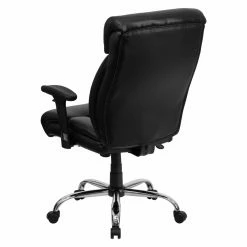Hot Sale 🌟 Executive Chairs Flash Furniture Hercules Series 350 Lbs. Capacity Big & Tall Leather Office Chair - Black 🎉 -Office & Desk Chairs Sales detailFLSH060