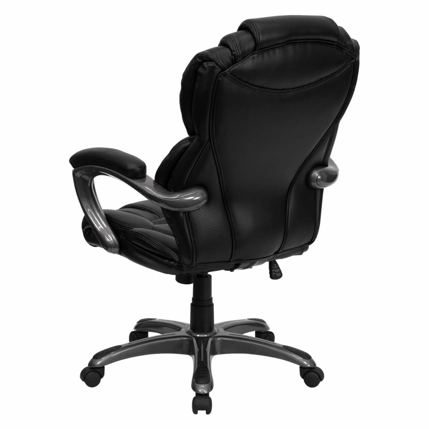Cheap ✨ Executive Chairs Flash Furniture High Back Executive Office Chair With Leather Padded Loop Arms ✔️ 5 Cheap ✨ Executive Chairs Flash Furniture High Back Executive Office Chair With Leather Padded Loop Arms ✔️ - Image 3