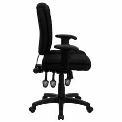 Outlet 💯 Task Chairs Flash Furniture Mid-Back Multi-Functional Ergonomic Task Chair 🎉 -Office & Desk Chairs Sales detailFLSH079