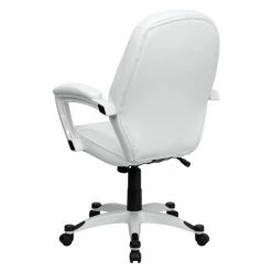 Buy ⭐ Executive Chairs Flash Furniture Mid-Back Executive Office Chair - White Leather 🧨 8 Buy ⭐ Executive Chairs Flash Furniture Mid-Back Executive Office Chair - White Leather 🧨 -Office & Desk Chairs Sales detailFLSH115