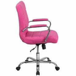 Deals 🔔 Task Chairs Flash Furniture Mid-Back Vinyl Executive Swivel Office Chair With Chrome Arms ⌛ -Office & Desk Chairs Sales detailFLSH1677