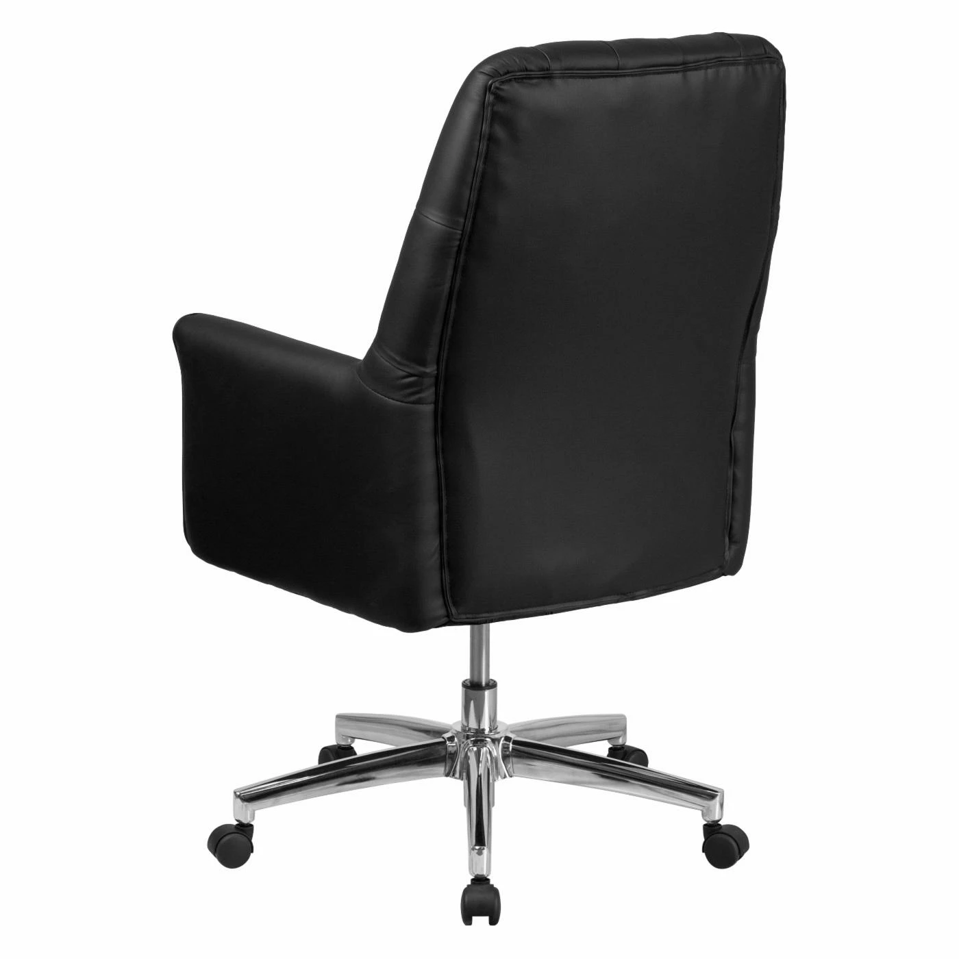 Promo ๐ฏ Executive Chairs Flash Furniture Mid-Back Traditional Tufted Black Leather Executive Swivel Chair With Arms ๐ 5 Promo ๐ฏ Executive Chairs Flash Furniture Mid-Back Traditional Tufted Black Leather Executive Swivel Chair With Arms ๐ - Image 3