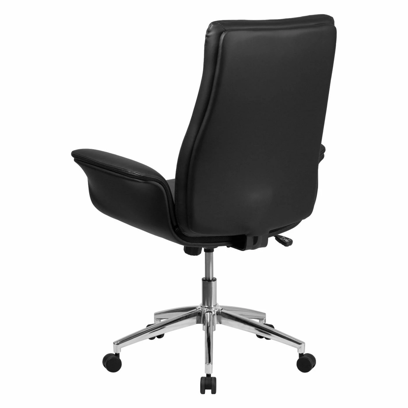 Cheapest 🎉 Executive Chairs Flash Furniture Mid-Back Black Leather Executive Swivel Chair With Flared Arms ⌛ 5 Cheapest 🎉 Executive Chairs Flash Furniture Mid-Back Black Leather Executive Swivel Chair With Flared Arms ⌛ - Image 3