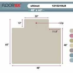 Outlet 💯 Computer Chair Mats Floortex Cleartex Ultimat Polycarbonate Clear Chair Mat For Hard Floors 🌟 -Office & Desk Chairs Sales detailFLTX042