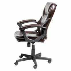 Coupon ✨ Executive Chairs Serta Puresoft Faux Leather Managers Office Chair - Roasted Chestnut Brown 👍 -Office & Desk Chairs Sales detailMILL002