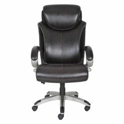 Best reviews of ❤️ Executive Chairs Serta AIR Health & Wellness Big And Tall Eco-friendly Bonded Leather Executive Office Chair - Roasted Chestnut 👍 -Office & Desk Chairs Sales detailMILL017