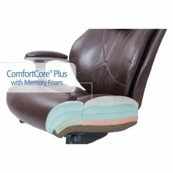 Outlet 🎁 Executive Chairs La-Z-Boy Cantania Executive Office Chair - Coffee 🌟 -Office & Desk Chairs Sales detailMILL106