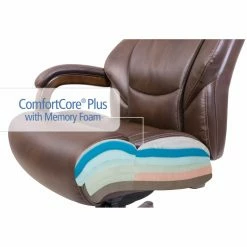 Deals 😍 Executive Chairs La-Z-Boy Delano Big And Tall Executive Office Chair - Chestnut ✨ -Office & Desk Chairs Sales detailMILL111