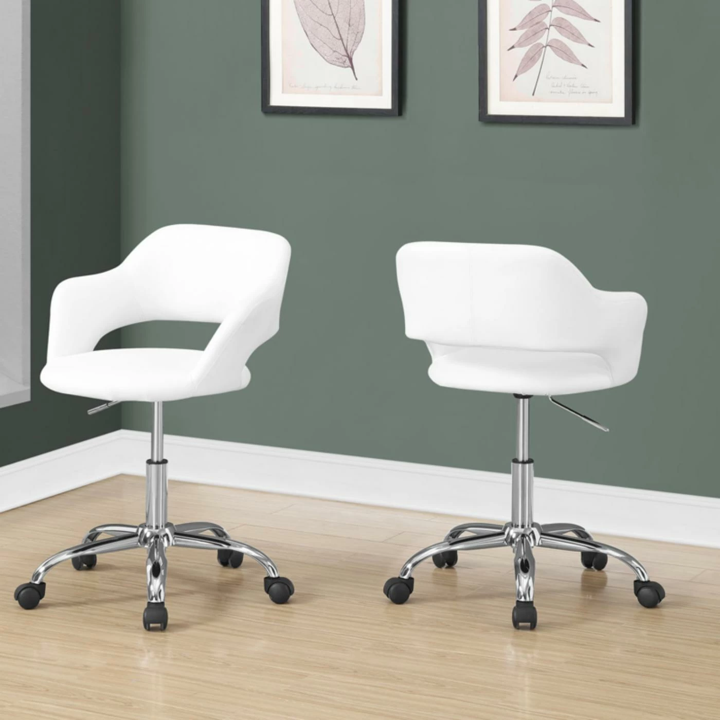 Best deal ๐ Task Chairs Monarch Specialties Mid-Century Modern Faux Leather Mid-Back Office Task Chair ๐ 5 Best deal ๐ Task Chairs Monarch Specialties Mid-Century Modern Faux Leather Mid-Back Office Task Chair ๐ - Image 3