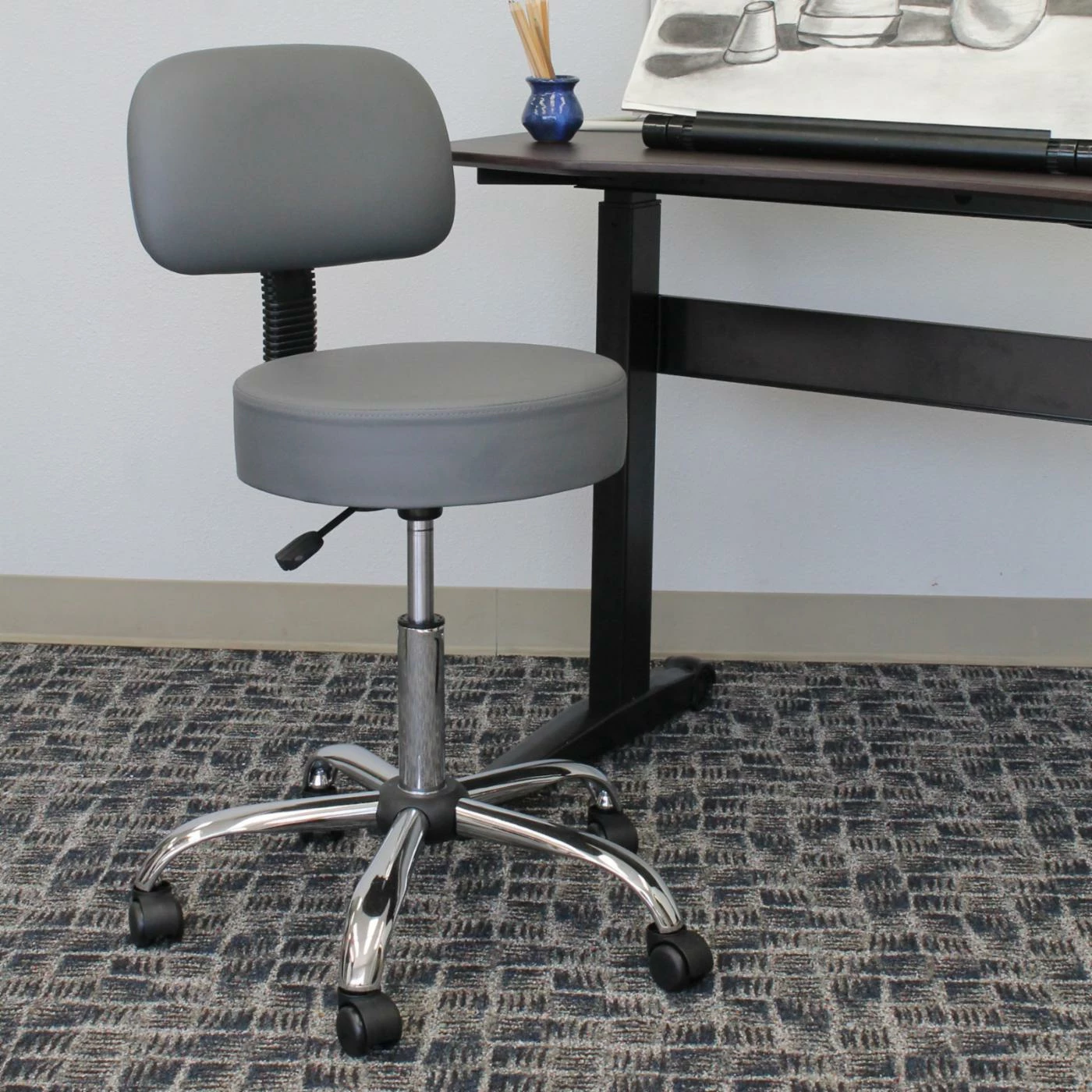 Hot Sale ๐ Task Chairs Boss B245 Medical Stool With Back Cushion ๐ฅฐ 5 Hot Sale ๐ Task Chairs Boss B245 Medical Stool With Back Cushion ๐ฅฐ - Image 3