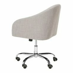 Buy 😀 Executive Chairs Safavieh Amy Linen Office Chair 🧨 -Office & Desk Chairs Sales detailSAV9049
