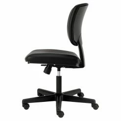 Flash Sale 🌟 Task Chairs HON Volt Series Leather Task Chair With Synchro-Tilt - Black ✨ -Office & Desk Chairs Sales detailUST2093