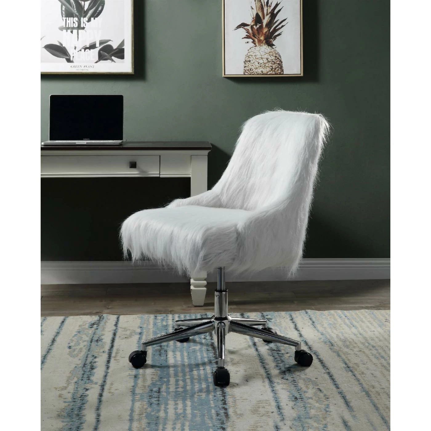 Cheapest ๐ Task Chairs Acme Furniture Arundell II Faux Fur Office Chair ๐ฏ 4 Cheapest ๐ Task Chairs Acme Furniture Arundell II Faux Fur Office Chair ๐ฏ - Image 2