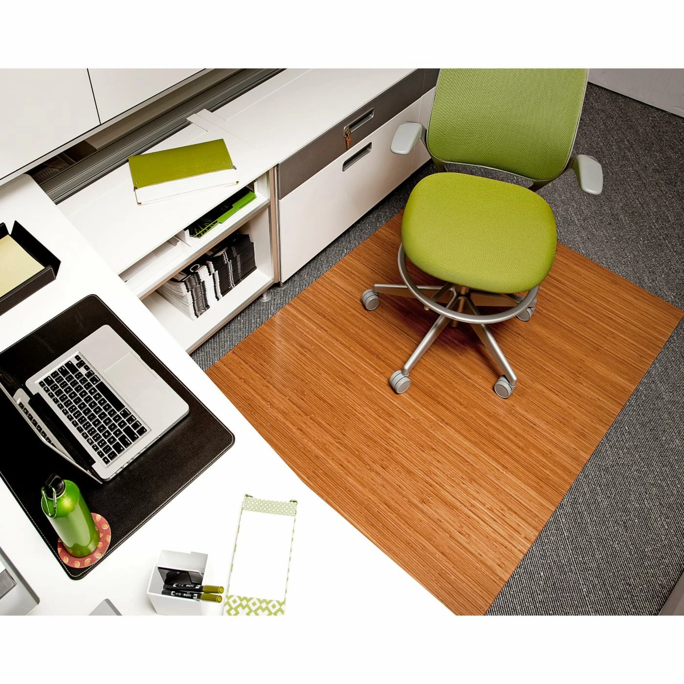 Cheap 😍 Computer Chair Mats Anji Mountain Deluxe Bamboo Roll-Up Chair Mat - Natural 👍 4 Cheap 😍 Computer Chair Mats Anji Mountain Deluxe Bamboo Roll-Up Chair Mat - Natural 👍 - Image 2