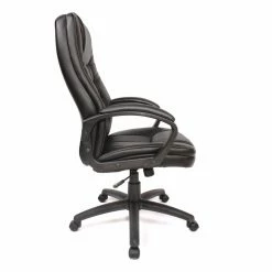 Best Sale π Executive Chairs Comfort Products Twin-Cushion Bonded Leather Executive Chair - Black 𧨠7 Best Sale π Executive Chairs Comfort Products Twin-Cushion Bonded Leather Executive Chair - Black 𧨠-Office & Desk Chairs Sales inuseCMFP003