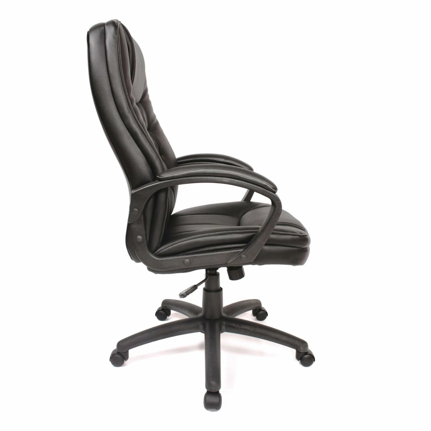 Best Sale π Executive Chairs Comfort Products Twin-Cushion Bonded Leather Executive Chair - Black 𧨠4 Best Sale π Executive Chairs Comfort Products Twin-Cushion Bonded Leather Executive Chair - Black 𧨠- Image 2