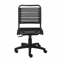 New 🔥 Executive Chairs Euro Style Allison Bungee Flat Low-Back Armless Office Chair ❤️ -Office & Desk Chairs Sales inuseEUS2503