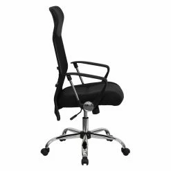 Deals 🎉 Executive Chairs Flash Furniture High Back Chair With Mesh Back - Black ❤️ -Office & Desk Chairs Sales inuseFLSH032