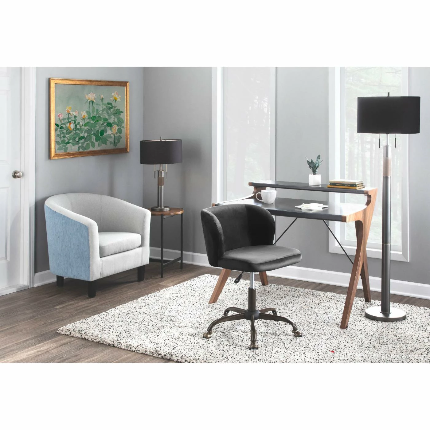 Outlet ✔️ Task Chairs LumiSource Fran Contemporary Office Task Chair ✨ 4 Outlet ✔️ Task Chairs LumiSource Fran Contemporary Office Task Chair ✨ - Image 2