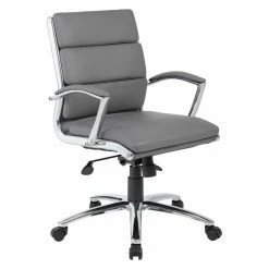Flash Sale 🔥 Task Chairs Boss CaressoftPlus Executive Mid-Back Chair 🔥 -Office & Desk Chairs Sales inuseNORS274