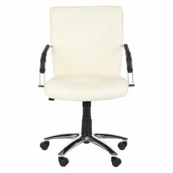 Deals 🎉 Executive Chairs Safavieh Lysette Desk Chair - White 🛒 -Office & Desk Chairs Sales inuseSAV3639