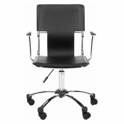 Cheapest 💯 Executive Chairs Safavieh Kyler Desk Chair - Black ✔️ -Office & Desk Chairs Sales inuseSAV3650