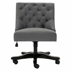 Coupon ⌛ Executive Chairs Safavieh Soho Tufted Velvet Swivel Desk Chair ⭐ -Office & Desk Chairs Sales inuseSAV8220