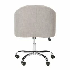 Buy 😀 Executive Chairs Safavieh Amy Linen Office Chair 🧨 -Office & Desk Chairs Sales inuseSAV9049