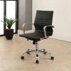 Best reviews of 🔔 Task Chairs Abbyson Gideon Silver Finish Leather Office Chair 👏 -Office & Desk Chairs Sales masterABBY1998