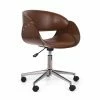 Best Sale 👍 Best Selling Home Decor Task Chairs Bronson Mid-Century Modern Upholstered Swivel Office Chair 🔔 -Office & Desk Chairs Sales masterBSHD3480