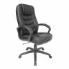 Best Sale 😍 Executive Chairs Comfort Products Twin-Cushion Bonded Leather Executive Chair - Black 🧨 -Office & Desk Chairs Sales masterCMFP003