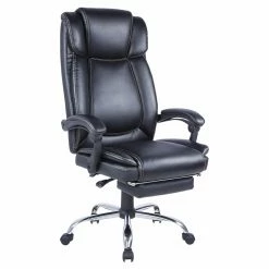 Best Pirce ⌛ Executive Chairs Chintaly 7288 Executive Chair With Extendable Footrest 🔔