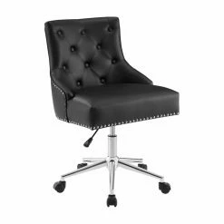Cheap 😍 Task Chairs Modway Regent Tufted Swivel Faux Leather Office Chair 😀
