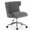 New 🎉 Task Chairs Furniture Of America Cartanda Contemporary Wingback Swivel Office Chair - Gray 🧨 -Office & Desk Chairs Sales masterENLB5397
