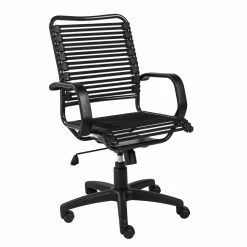 Best Sale 🥰 Task Chairs Euro Style Allison Bungee Flat High Back Office Chair 😉