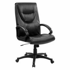 Best Sale 🤩 Task Chairs Flash Furniture High Back Executive Swivel Office Chair 42.5-47H In. - Black ✔️